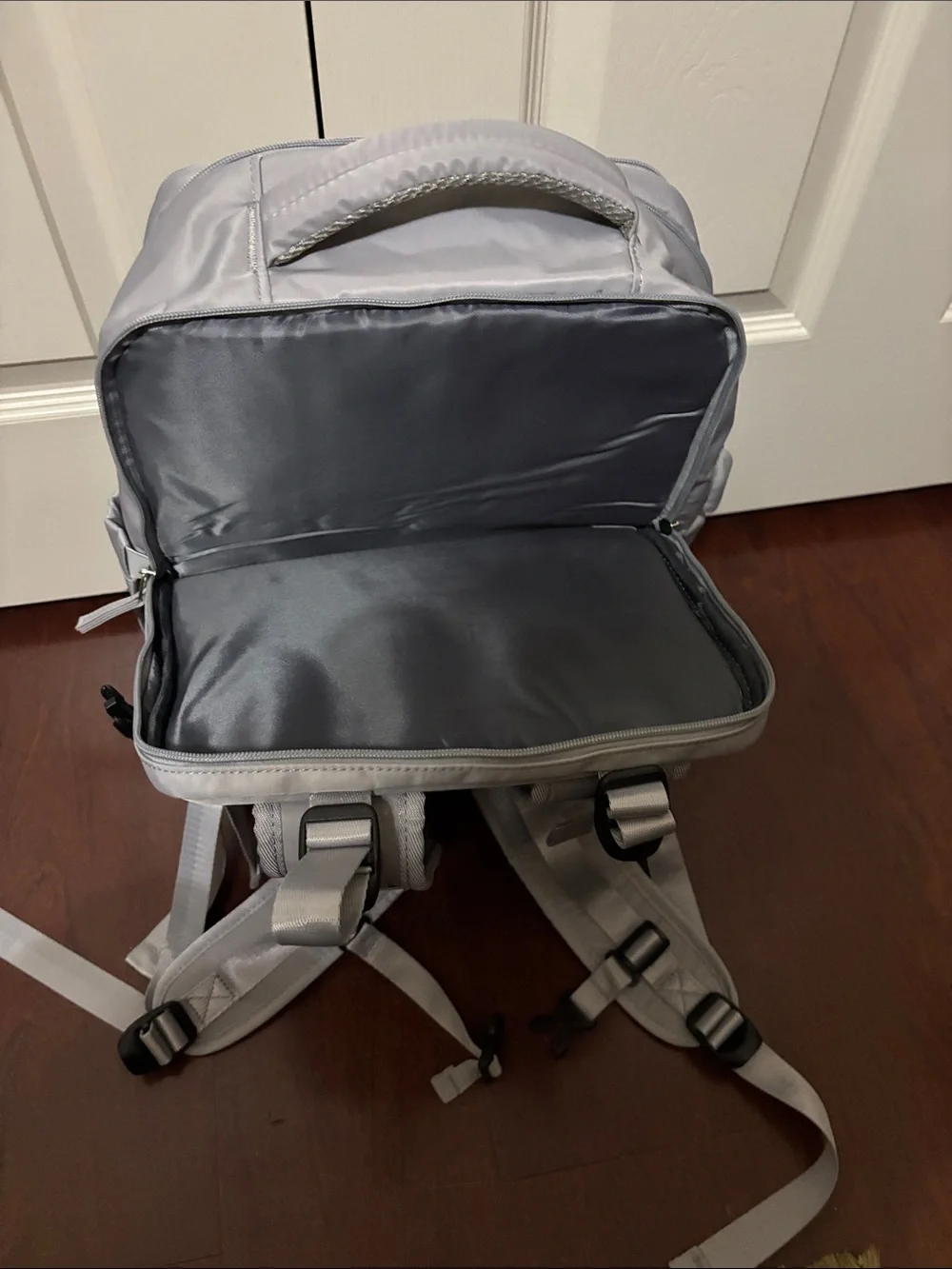 Women’s Gray Everyday Backpack - Lightweight, Durable Carry